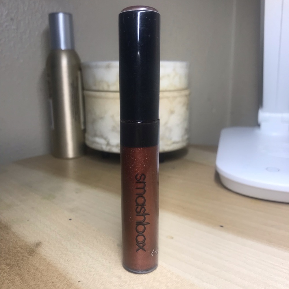 NEW smashbox metal lipstick - brains ‘n’ bronze